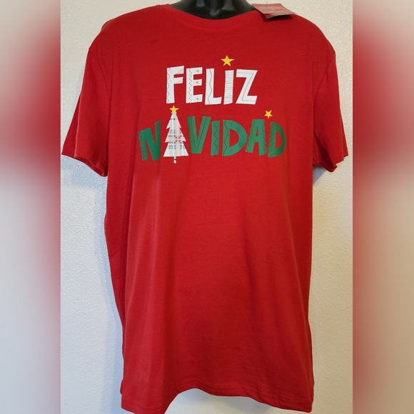 WONDERLAND Tops - Christmas FELIZ NAVIDAD T-shirts for whole Family- Sizes S, M, L, XL, XXL  - NWT